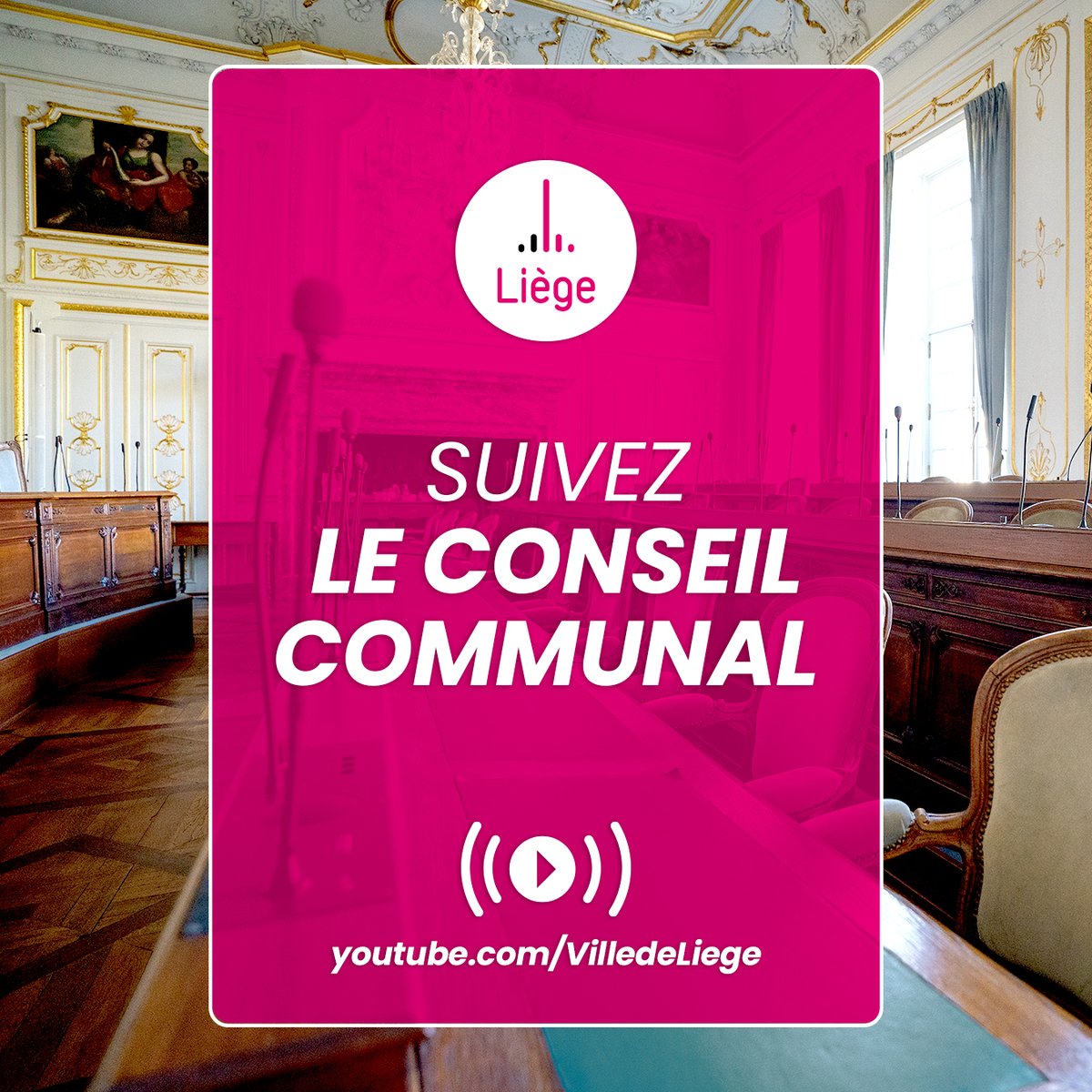 🎥 #CCLiège
Début du Conseil communal de ce 24/11.
Parmi les sujets : réforme du chômage, sécurité des musées, ligne B2 et B4 du TEC, Chiroux, secteur de la petite enfance...
Suivez-le sur notre chaine Youtube ⤵️
youtube.com/watch?v=EIA3ck…
Ordre du jour ⤵️
conseilcommunal.liege.be