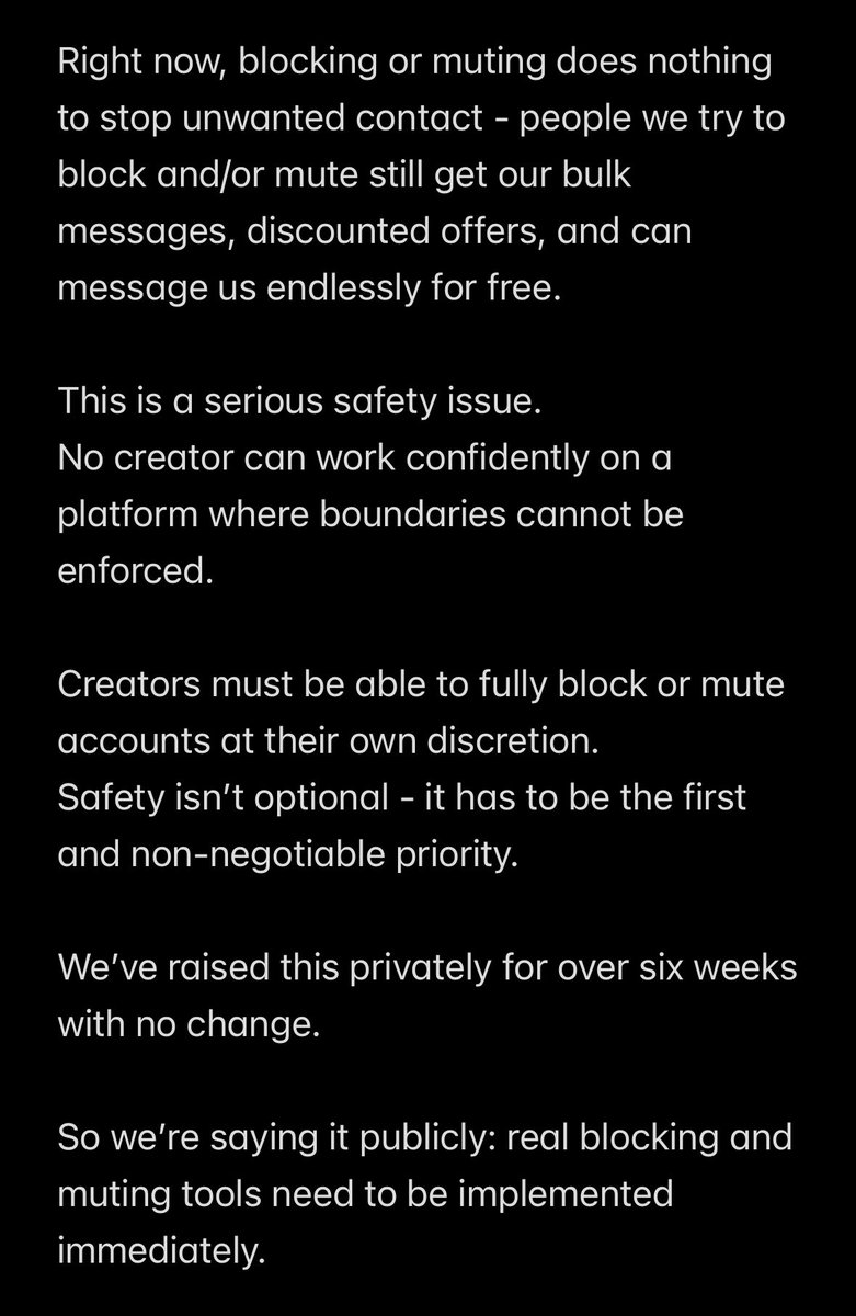 Hi <a href="/clips4sale/">Clips4Sale.com</a> <a href="/SaraC4S/">Sara C4S</a> 

Your new chat feature has a major safety issue and leaves creators genuinely exposed.