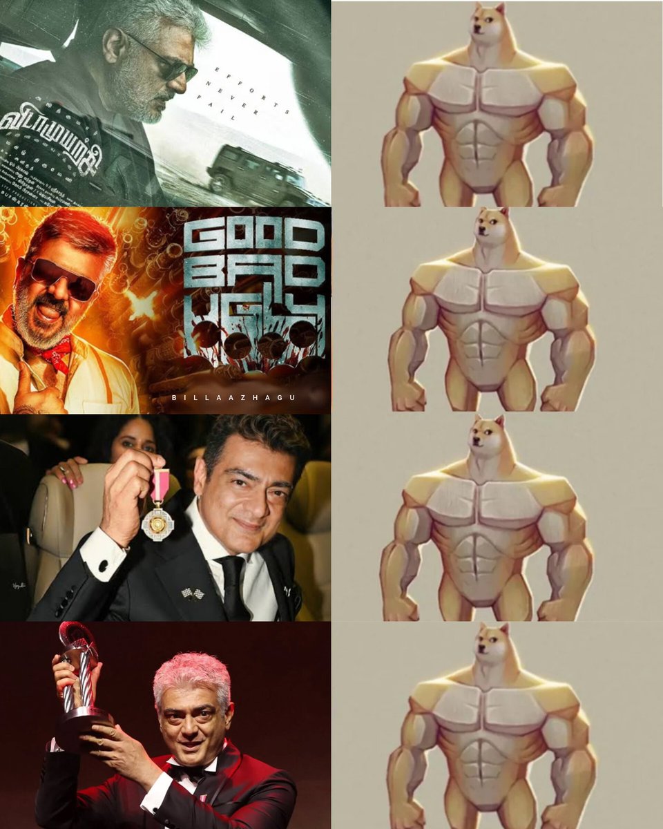 Joshua_joe07's tweet photo. A Great Year for #AjithKumar Sir🙏

Thank you for giving Beautiful ✌️movies But #Vidaamuyarchi is one of the underrated Best in Class and peak Cinemas Moments in Indian Cinemas 🎬🤫🤞🏻🫡🖤🙏🙏

Once again we cannot recreate the movie His Efforts and perseverance we should to learn https://t.co/2oJb1x2AI8