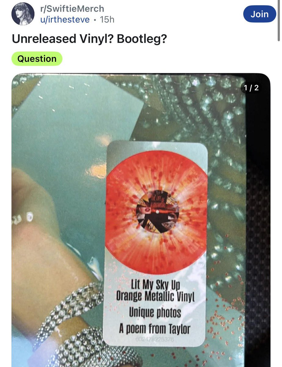 kubaswift's tweet image. Looks like it is the same cover 😭

The “Collectible double gatefold jacket with unique front and back cover” is on every single vinyl description. 

Still unsure why they went to all the effort of designing a new vinyl label only to….stop there👀