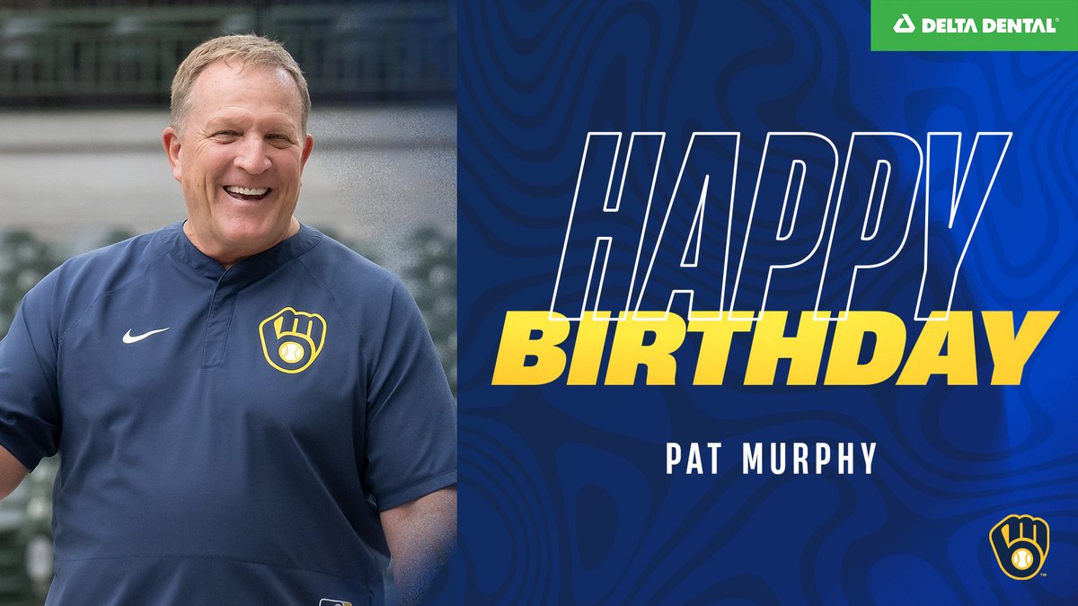 Brewers's tweet image. Happy birthday, skip! 

#DeltaDentalBirthdays