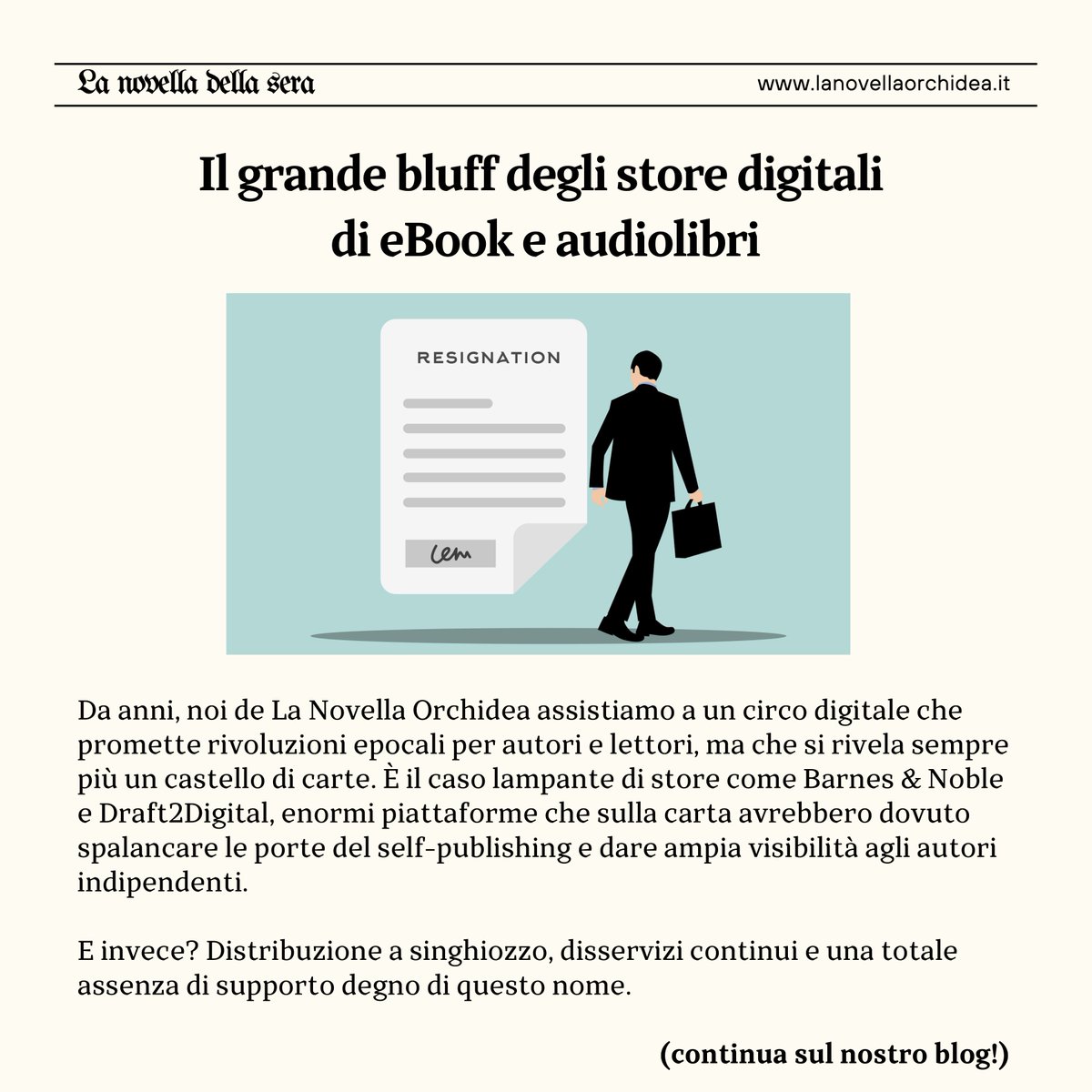 È uscito l'ultimo numero della nostra rivista digitale, buona lettura!

<a href="/CasaLettori/">Casa Lettori</a> <a href="/CasaScrittori/">Casa degli Scrittori</a> <a href="/TwittaLibro/">Twitta Libro</a>