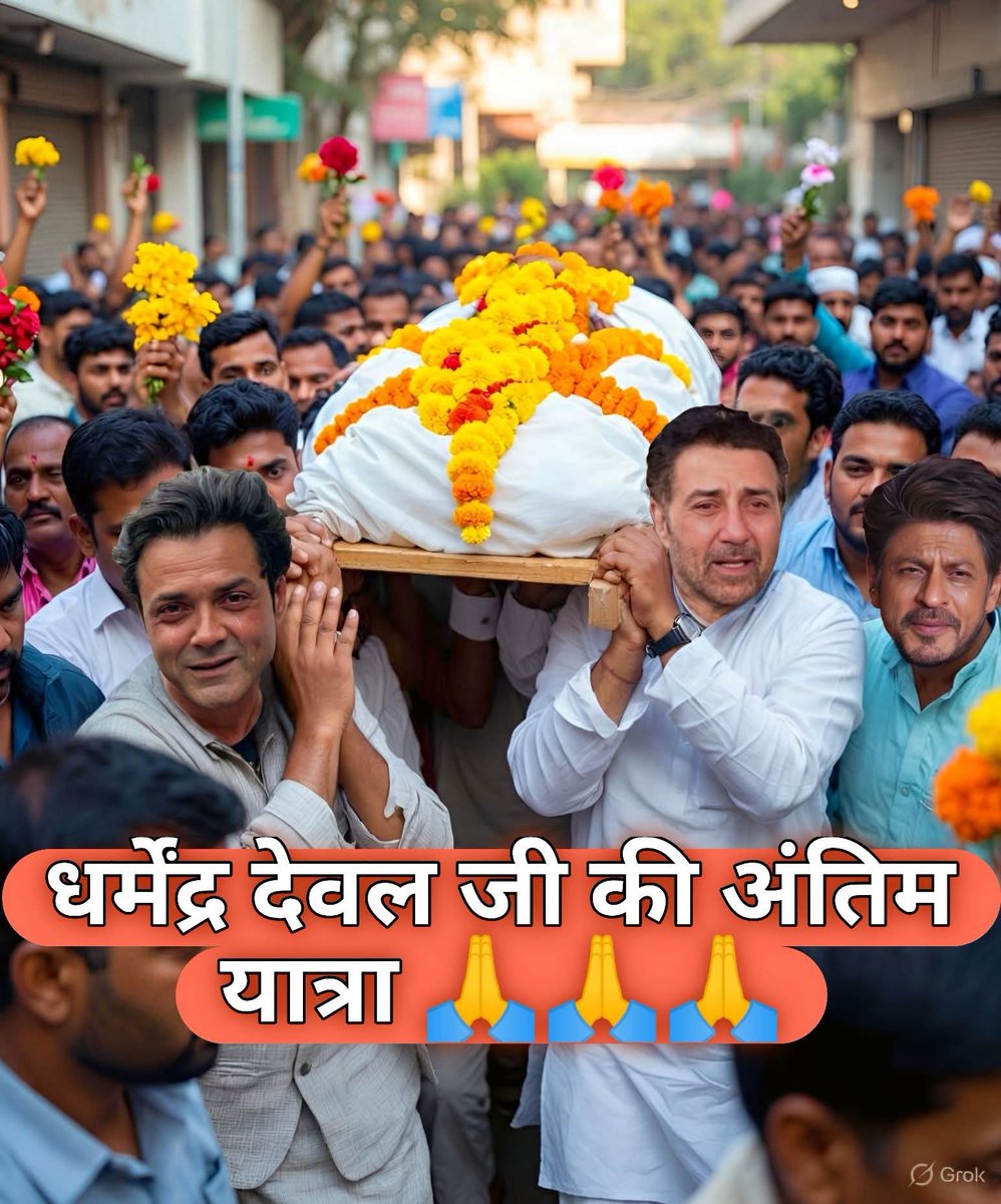 धर्मेंद्र जी नहीं रहे ओम शांति ओम शांति