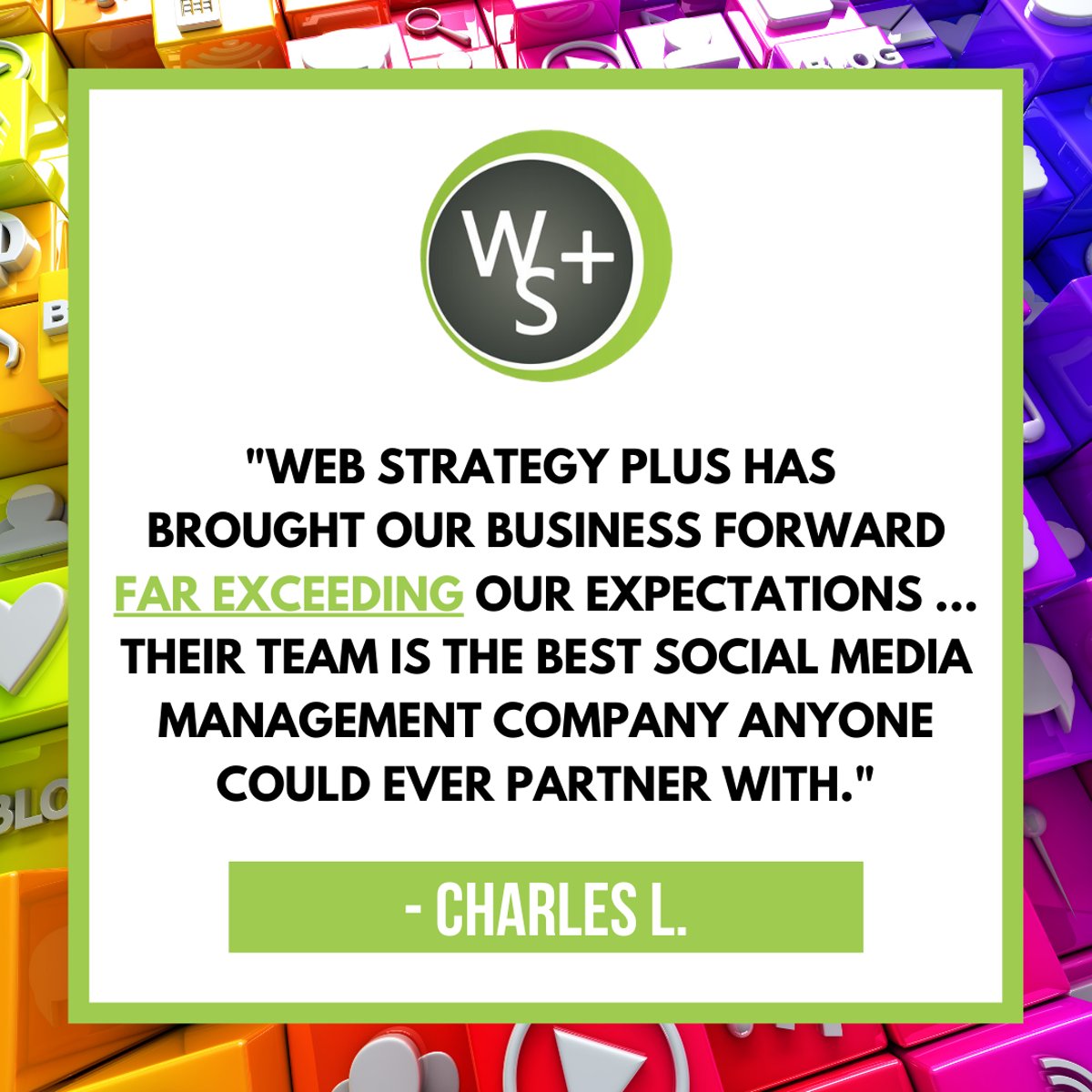 webstrategyplus's tweet image. Why settle for a social media company that works in a vacuum? Call us at 877-224-0478 or email contactus@webstrategyplus.com and let&apos;s talk about a marketing partnership today. 👍 #business #SMB #entrepreneur #franchise #ecommerce #testimonial 👍 bit.ly/3oerhQB