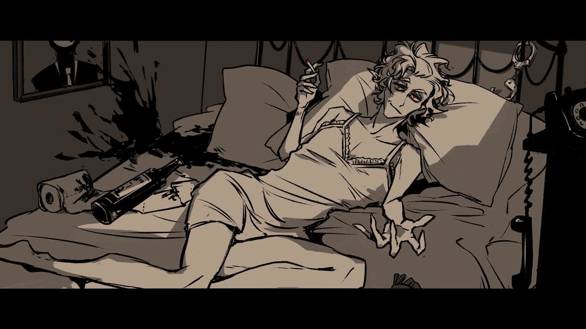 re_citer's tweet photo. Darling, you're finally back. I may have spilled a little red… do forgive the mess. Come to bed. You look delightfully drained. And lock the door—It's dreadfully cold outside.
#Astarionfanart #BG3 #Astarion https://t.co/FwPhkDp38Z