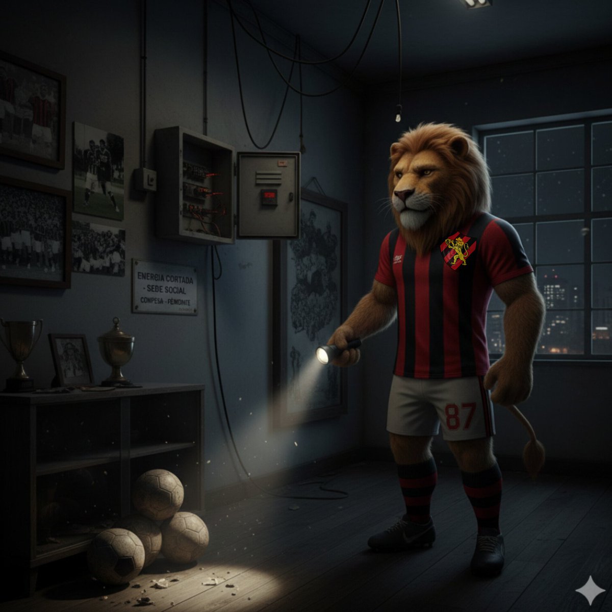 SPORT CLUBE DO RECIFE NÃO PAGOU A CONTA DE LUZ ! 

A sorte do Sport é que ele tá na lanterna e não ficou totalmente no escuro ! 🔦😄