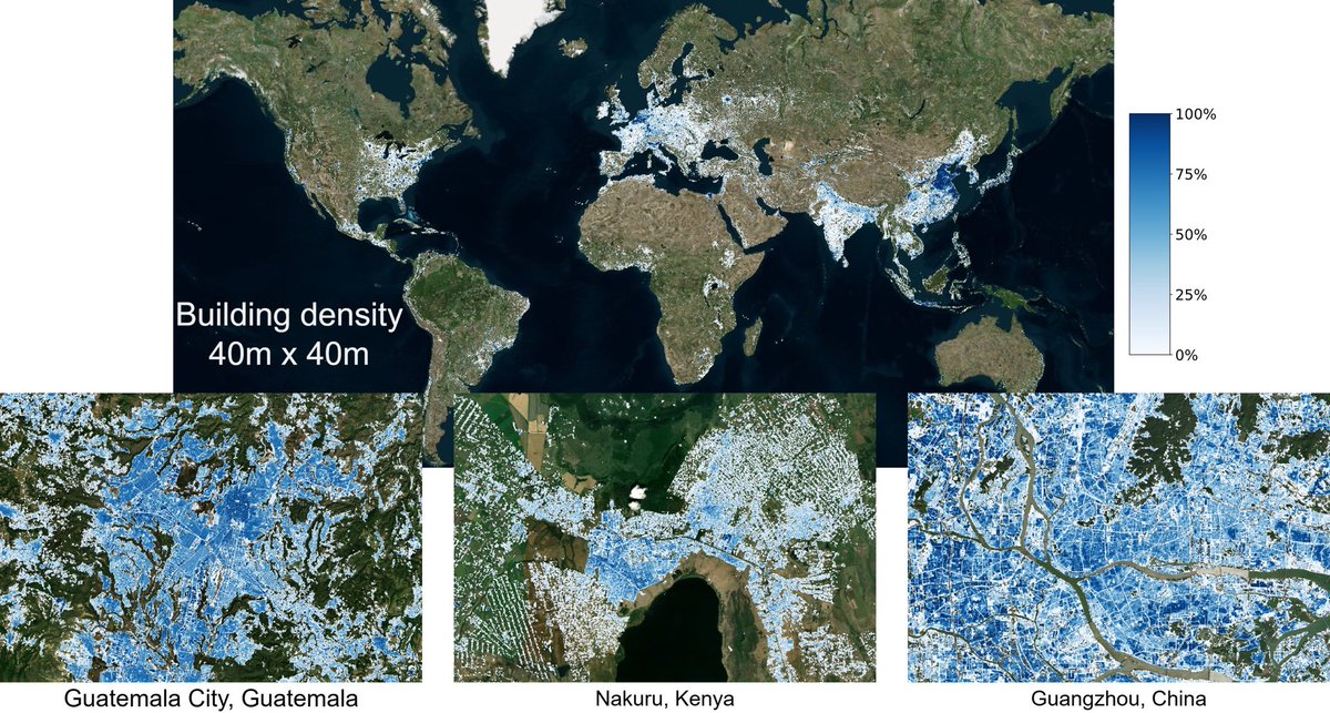 These guys detect every building on Earth. Every three months 🤯

arxiv.org/html/2511.1210…