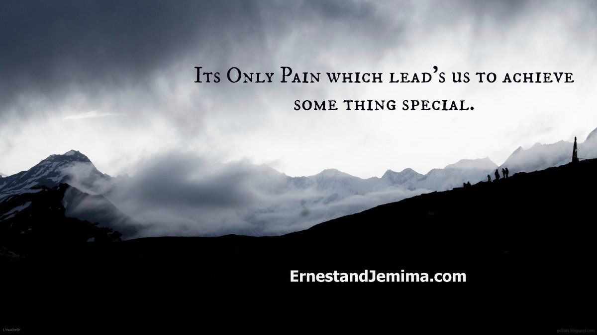 ErnestCDavis's tweet image. &quot;No pain, no...?&quot; #BizTips