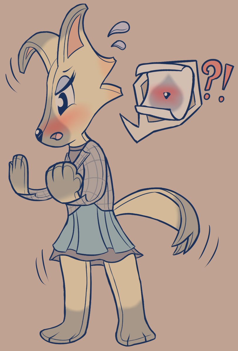 WhimsiCalem28's tweet image. WIP
Flattened Vivian Wolf 🐺🥞