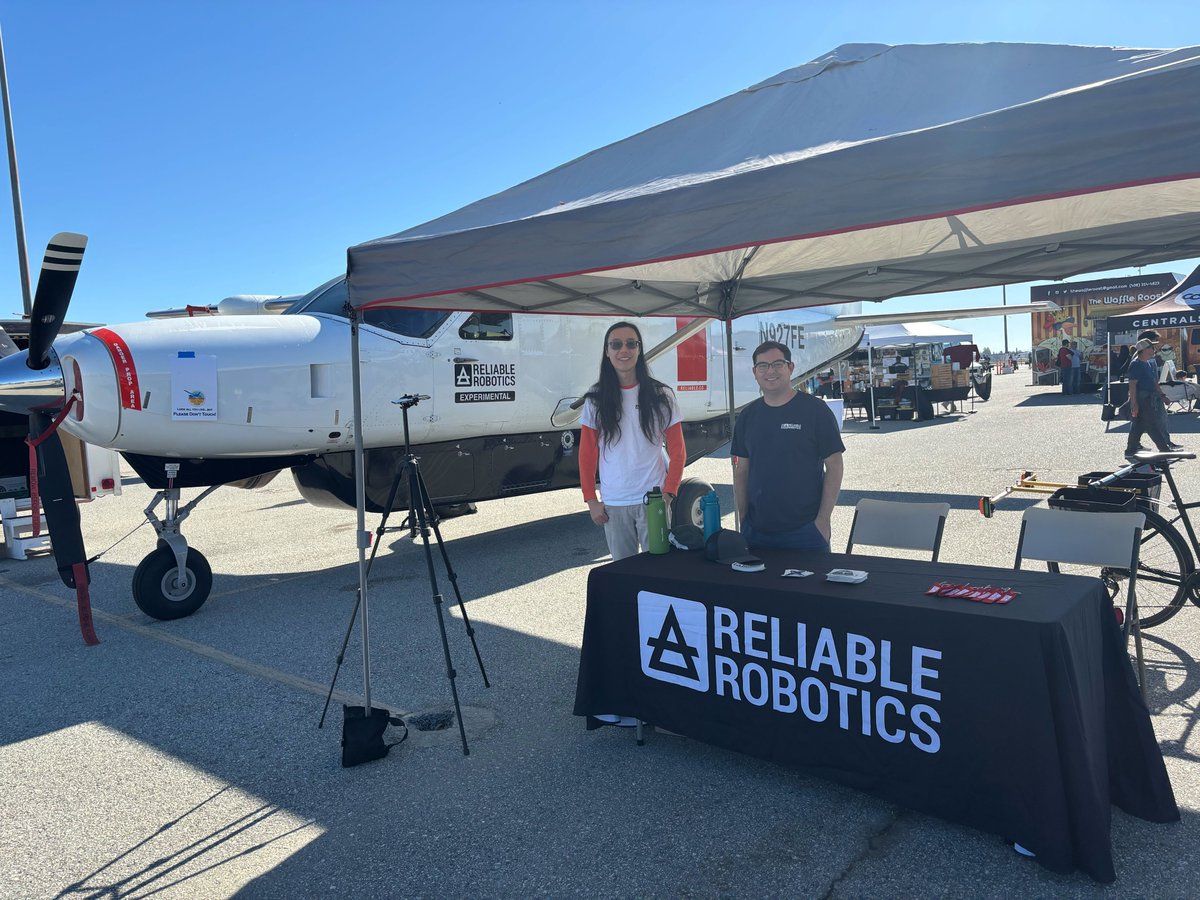 Earlier this month, Reliable shared our progress toward building a fully automated aircraft with our local neighbors. We took one of our Cessna 208 Caravans out of the hangar and put it on display at the annual San Martin Food Truck Fly In: generalaviationnews.com/2025/11/20/foo…
