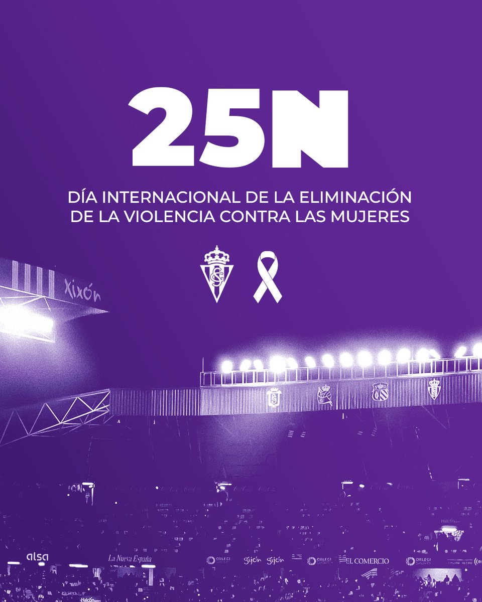 🟣 ¡Unidos en el Día Internacional de la Eliminación de la Violencia contra las Mujeres!

#RealSporting