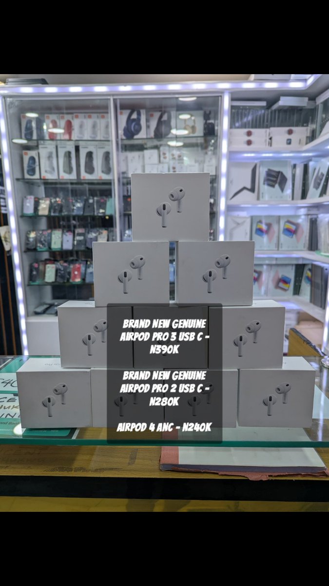 Trevorgotsauce's tweet image. Deals on Sound! New Airpods (Pro 3, Pro 2, 4 ANC) starting at N90k (Airpod 2). Also, the unique iPhone Air Locked is available. #WirelessEarbuds #AppleDeals #AudioTech #Gadgets #AirpodsPro