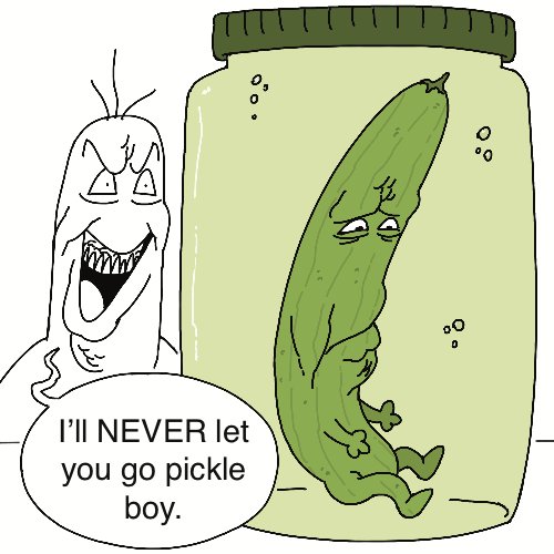 rumpdumpler's tweet image. This is your lot in life, pickle boy.