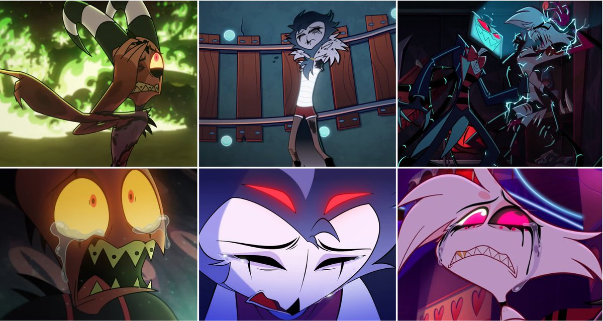 Stolasdevoted's tweet image. I did NOT sign up to watch my favorite characters get torn apart physically and mentally… 
PLEASE! I CAN’T DO THIS ANYMORE!! 😭😭😤
#HelluvaBoss #HazbinHotel #Hellaverse #Blitzø #Stolas #angeldust