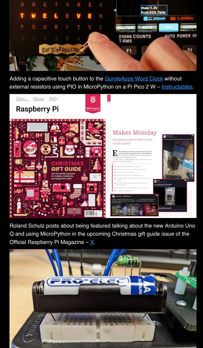 r_schulz_maker's tweet image. Thanks @anne_engineer , to be a part of this wonderful  #micropython community. Building bridges for @Arduino and @Raspberry_Pi enthusiasts around the world. 

Subscribe for the @adafruit newsletter right here !

adafruitdaily.com

Hey @jcarolinares, the Q made it again !