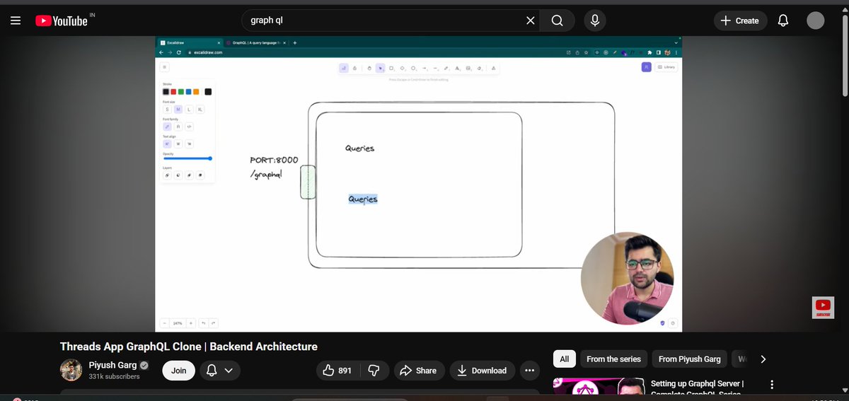 surajshelke_145's tweet image. 🚀 Diving into GraphQL today!

Breaking down queries, resolvers, and how everything connects behind the scenes.
Loving how structured and flexible the architecture is — feels like leveling up my backend game 🔥
#BuildingInPublic #GraphQL #BackendDev #LearningEveryday