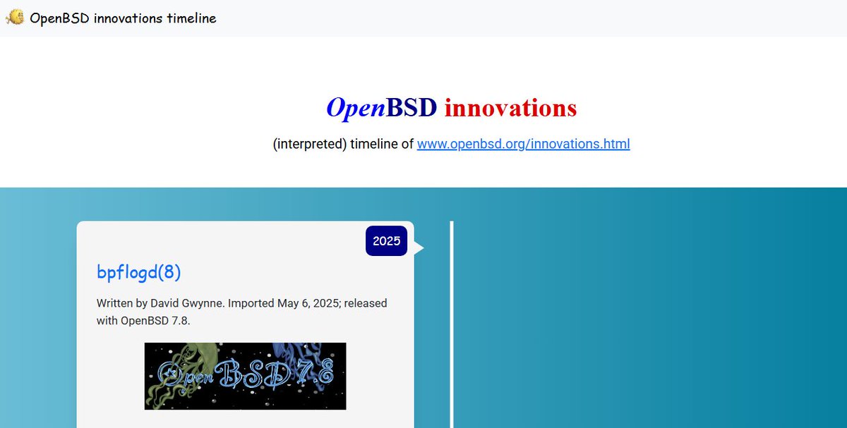 wesley974's tweet image. #OpenBSD innovations timeline
👉openbsd-innovations.ctors.net