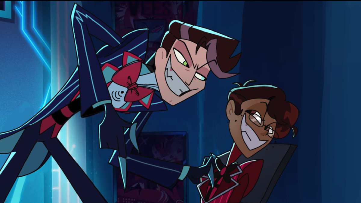 KatrinaUwU18's tweet image. Radioestatic dibujito echo por mi  #RadioStatic #fanart #HazbinHotel #Alastor #Vox