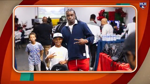 Lawrence Butler and Michael Harris II took part in hosting the “Boys in Baseball” panel in Atlanta this past weekend!

The @Athletics and @Braves outfielders shared what it means to give back to kids growing up in their childhood roots.

#MLBNHotStove | @MLBDevelops 