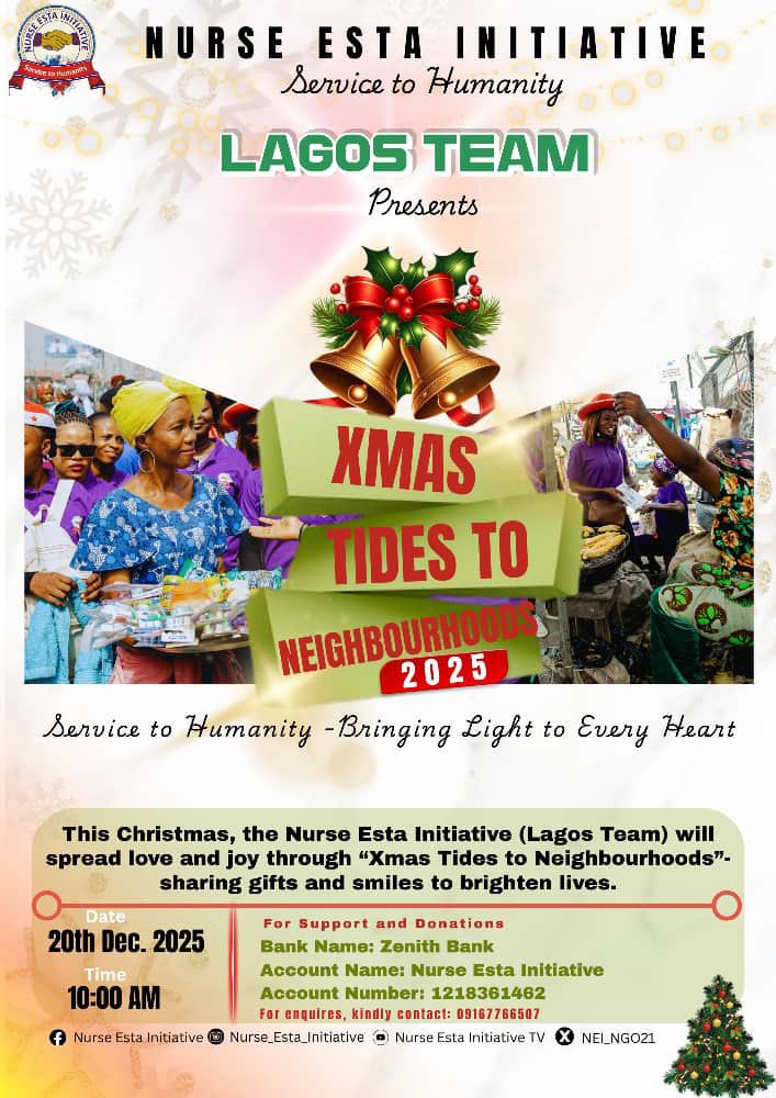 NEI_NGO21's tweet image. *🌟 OUR ANNUAL DECEMBER OUTREACH IS HERE! 🌟*

It’s that special time of the year when we extend love, compassion, and support to communities across the nation.

#DecemberOutreach2025 #ServiceToHumanity #TouchingLives #SeasonOfGiving #CommunityImpact