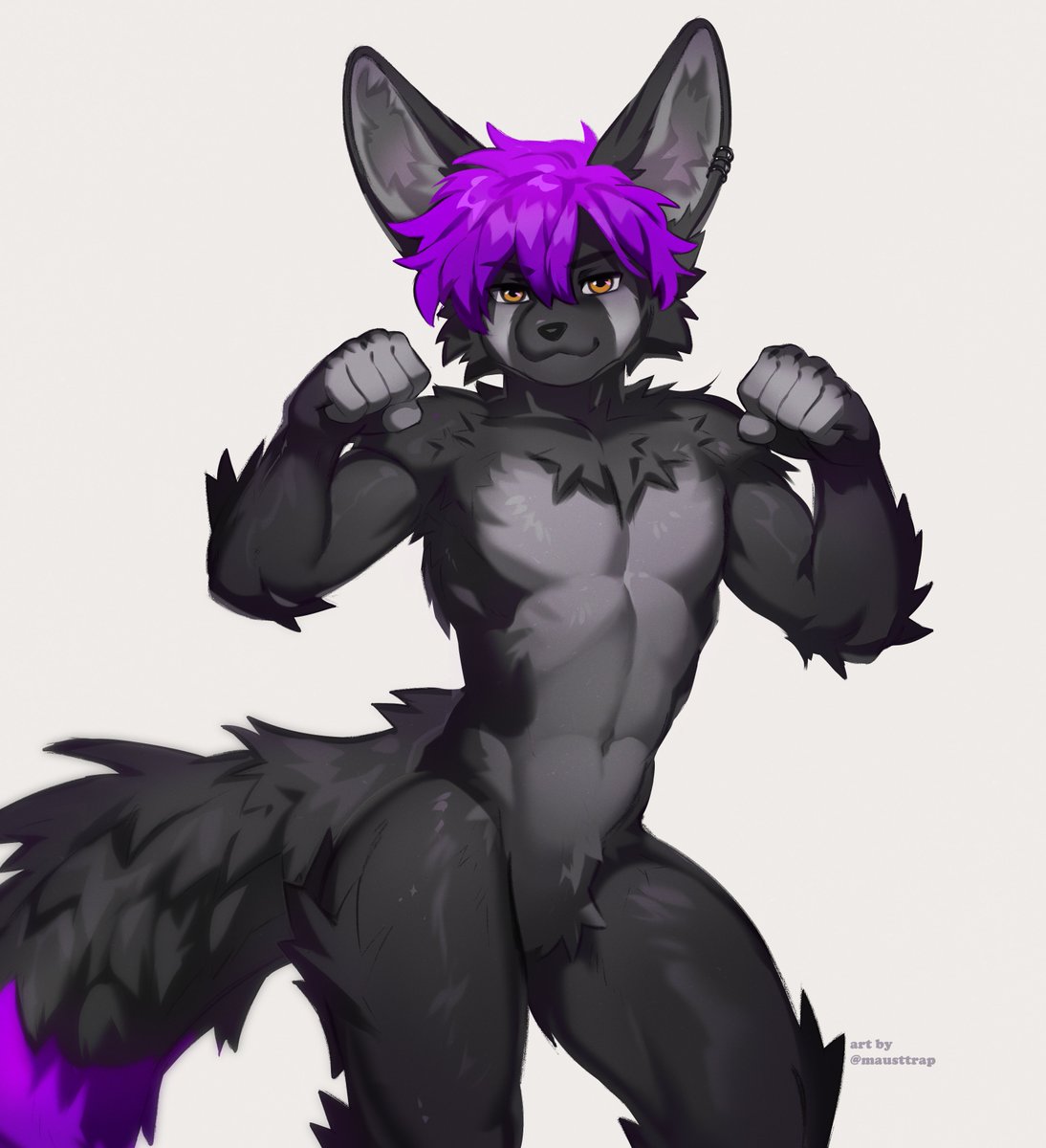 fennec time🖤💜🩶