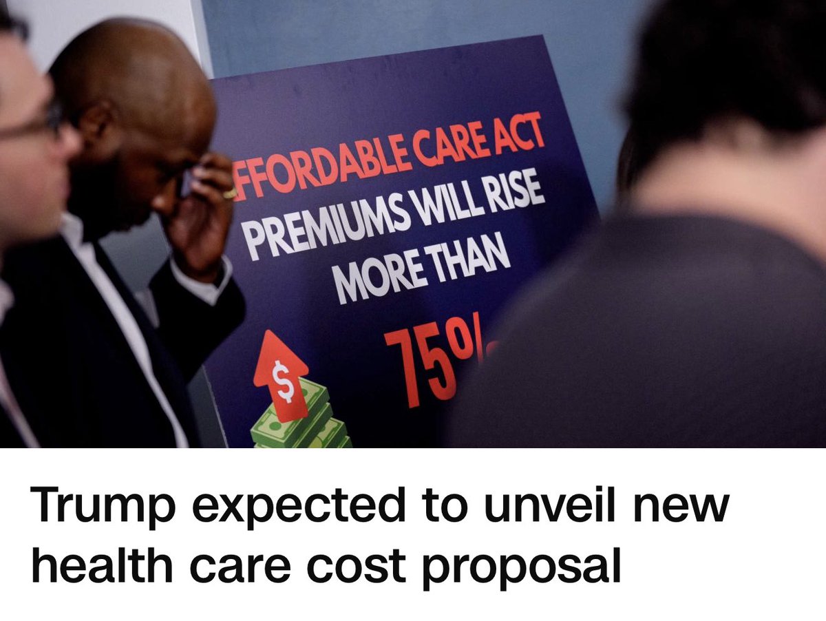BREAKING: Trump about to reveal his “concept” of a healthcare — VOUCHERS — which is a LIE!!! And has never worked!!! The ACA works!!!