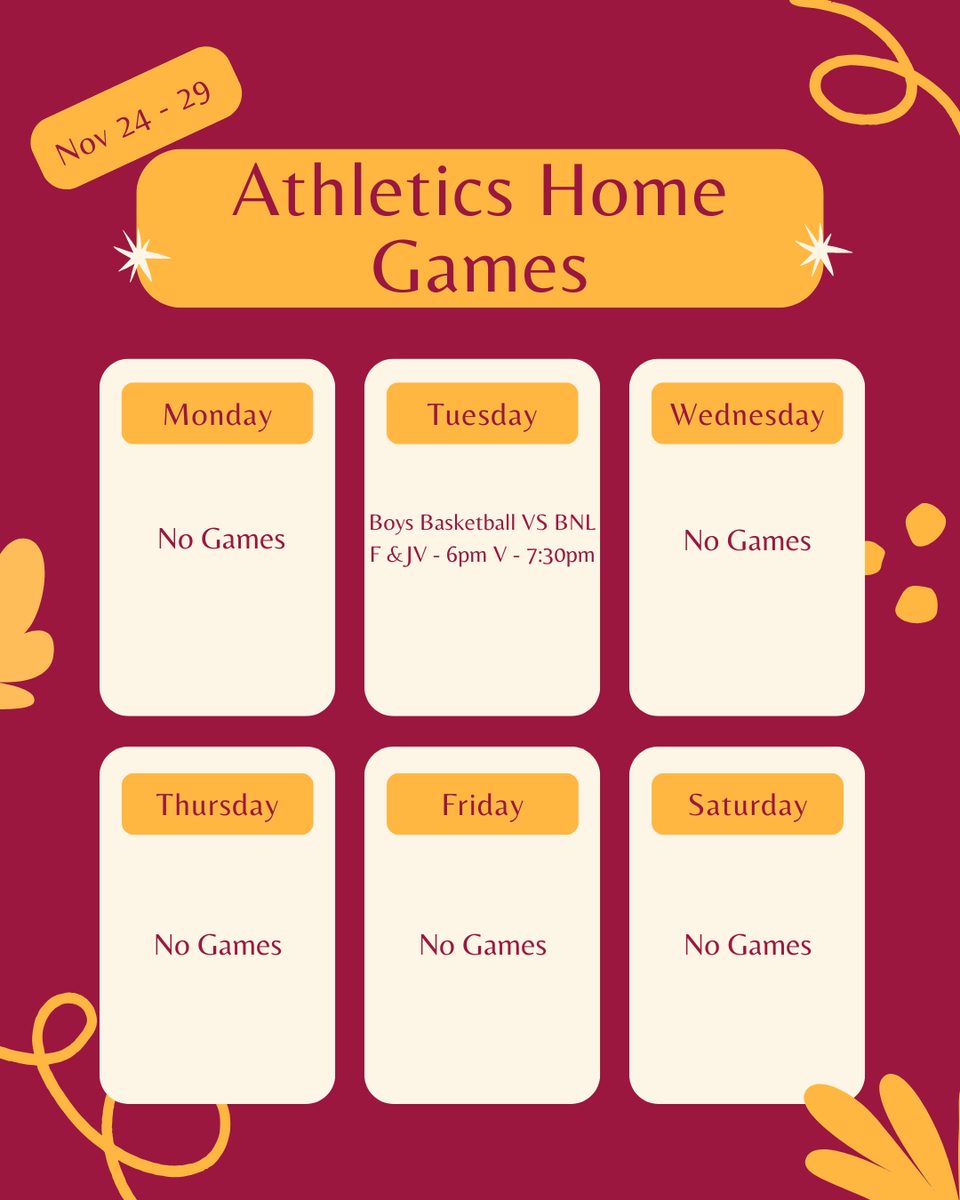 If you are still in town over the break show up to the boy's home opener and support!
