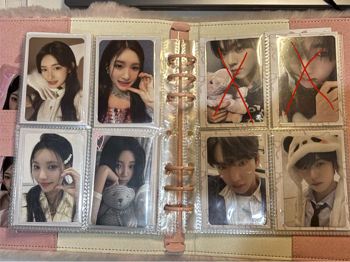 🎀 clearance sale aab kpop 50k/each, kecuali yang 🩷

wts want to sell lfb ina photocard pc ive wonyoung leeseo gaeul illit yunah wonhee boneka zb1 zerobaseone yujin bnd boynextdoor woonhak