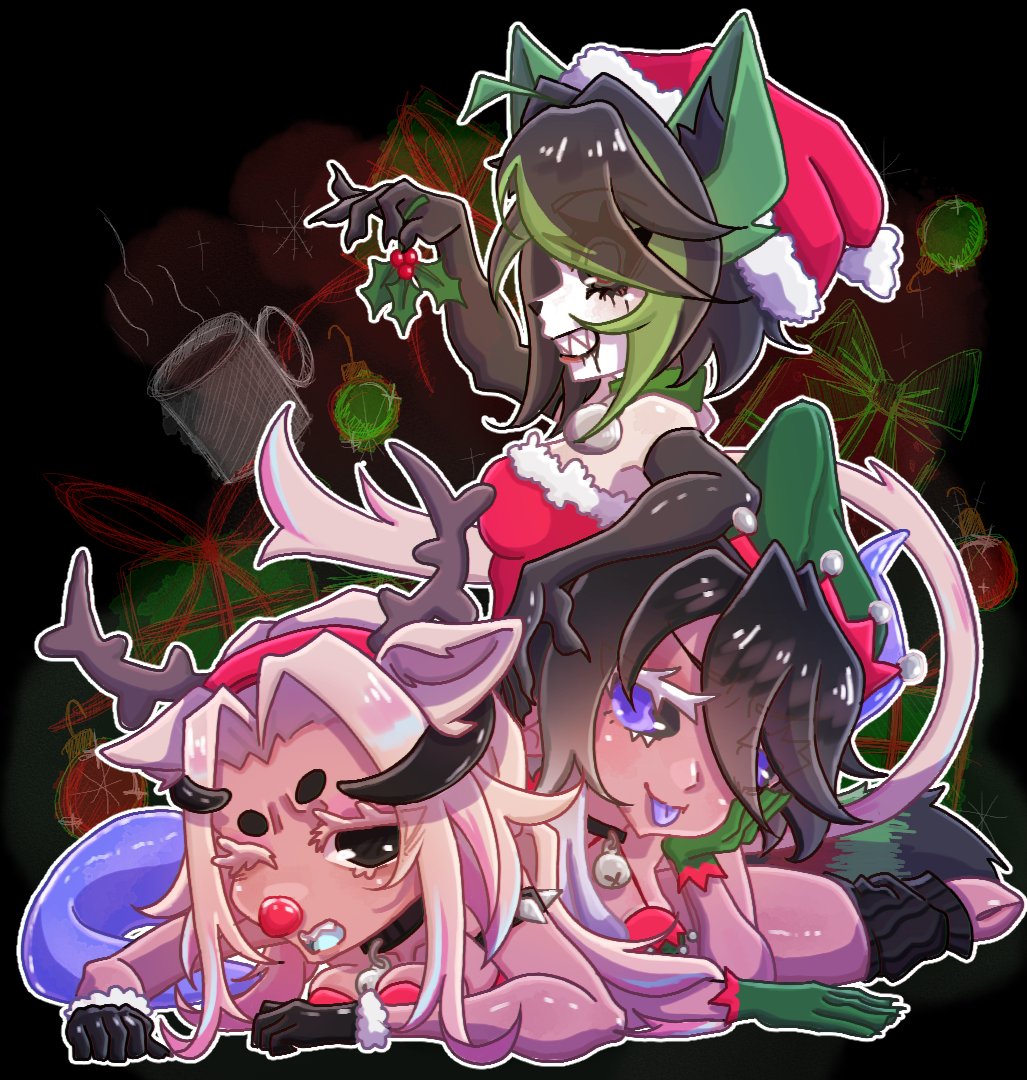 Meet you under the mistletoe! ( ˶˘ ³˘)♡
Thx for the commission <a href="/Moth_Ena/">Mothena【Hobby Artist】</a>! 💚

#VGenComm