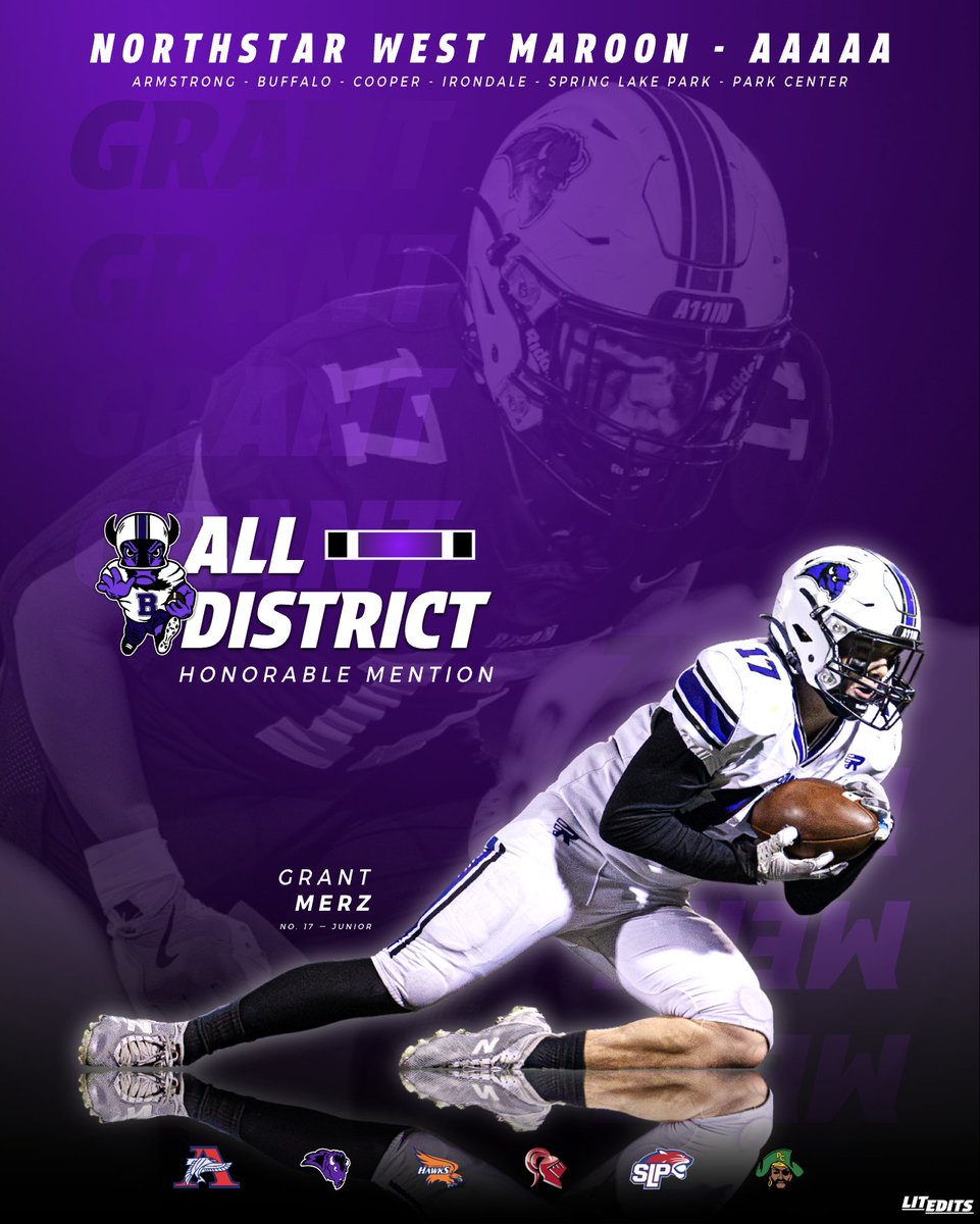 <a href="/BriskDolen/">Dolen Brisk</a> <a href="/BHSBison/">Buffalo Bison</a> <a href="/BisonFBBoosters/">Buffalo Bison Football Boosters</a> <a href="/lakeconference_/">The Lake Conference Network</a> <a href="/laplante71/">Robert LaPlante</a> <a href="/LitEditsLLC/">LitEdits LLC</a> <a href="/Anthonyjorda11/">Anthony Jordan</a> <a href="/jackson_co22256/">Jackson Coss</a> <a href="/jacobhahessy1/">Jacob Hahessy</a> <a href="/MatthewJor62600/">Matthew Jordan</a> <a href="/lucas09phillips/">Lucas Phillips</a> Honorable Mention All-District

≫ Grant Merz (JR)

#𝗔𝟙𝟙𝗜𝗡 🦬🏈