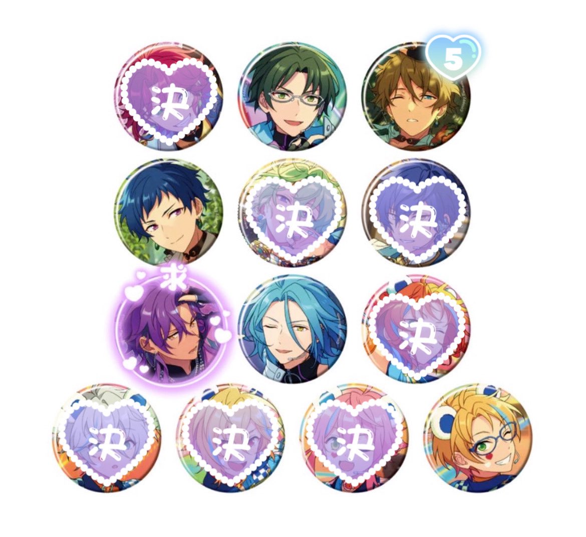 交換／譲渡］あんスタ コレクション缶バッジ コレ缶2025 Nov. idol 譲