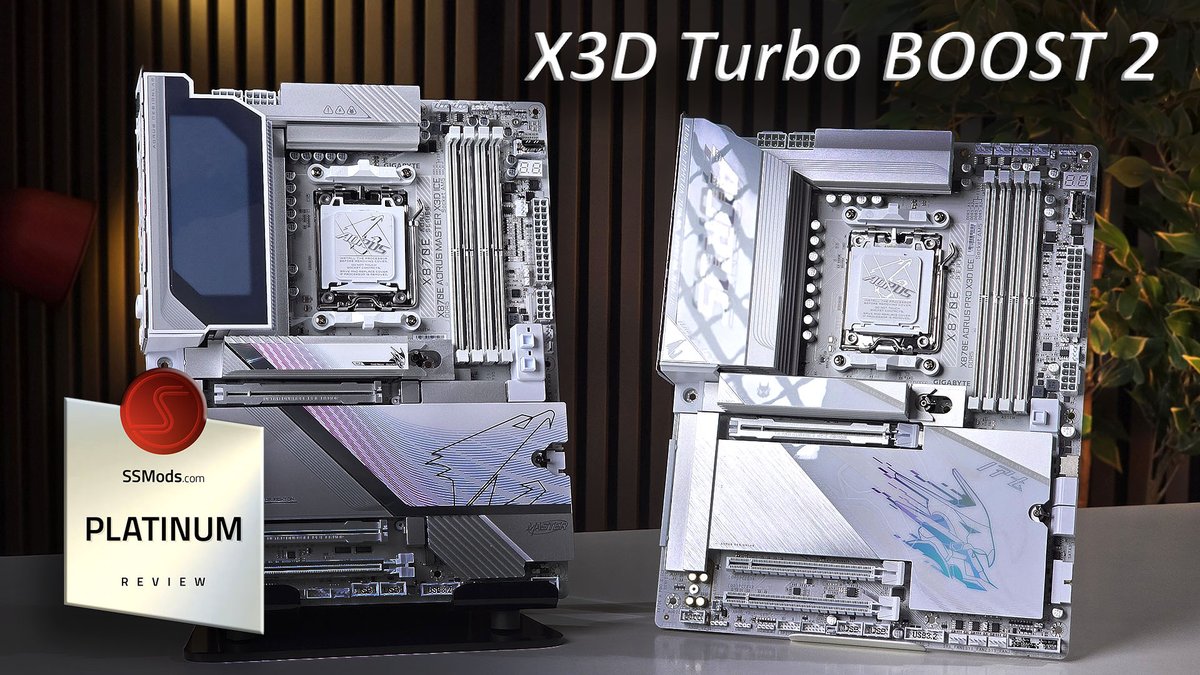 neSSaSSPCmods's tweet image. Gigabyte AORUS X870 X3D matične ploče – Turbo BOOST 2!
Video: youtu.be/KrG3cokY4F8
Text/foto: ss-mods.com/gigabyte-aorus…

@Gigabyte @AorusOfficial @AMD