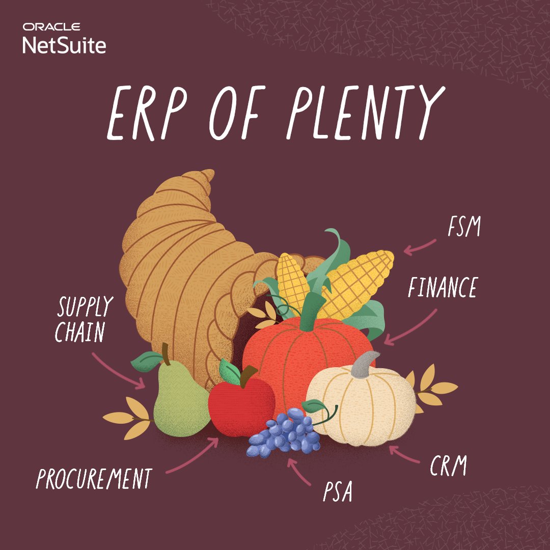 NetSuite's tweet image. With an #AI-fueled ERP, your business can unlock an abundance of possibilities. social.ora.cl/60157WKUf