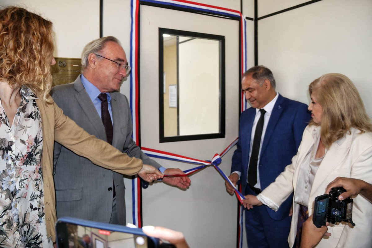 MDP_py's tweet image. [HOY] Fue inaugurado el Call Center de la Línea 133 del @MDP_py, un espacio equipado con infraestructura y tecnología de última generación para ofrecer un servicio más ágil, eficiente y humano a las personas que requieren orientación y asistencia legal a través de esta línea.