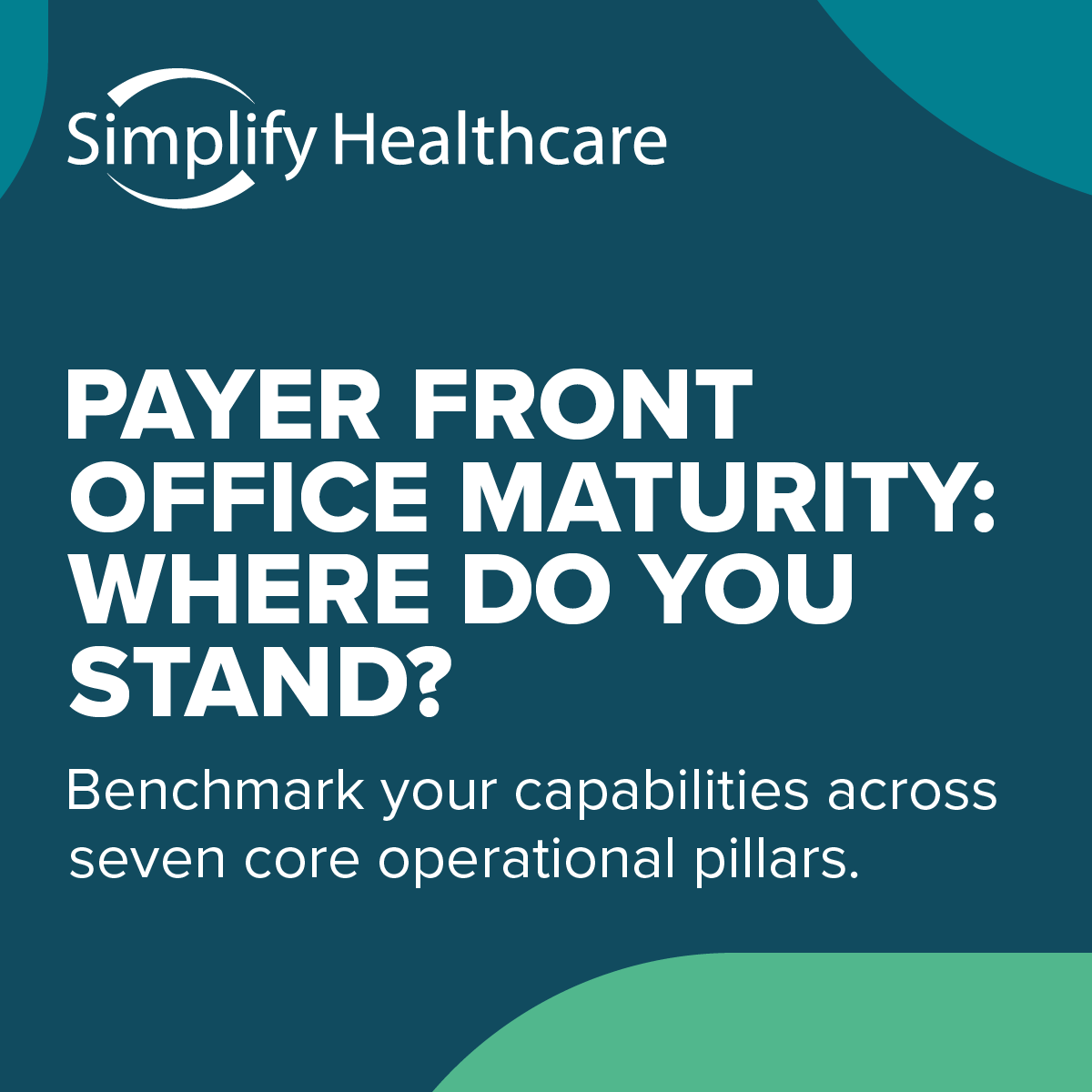 Our new Payer Front Office Maturity Assessment Tool helps health plans benchmark readiness across seven pillars.

Where does your front office stand?

Take the assessment now: bit.ly/4ofAwNg

#SimplifyHealthcare #PayerTransformation