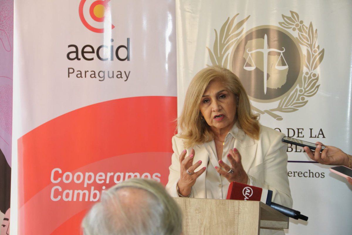 MDP_py's tweet image. También participaron representantes de @AECIDPARAGUAY, encabezados por Juan Pita y Mar Humberto, junto con la Directora Ejecutiva del @cej_py, María Victoria Rivas, quienes resaltaron la importancia de fortalecer un servicio esencial para personas en situación de vulnerabilidad.