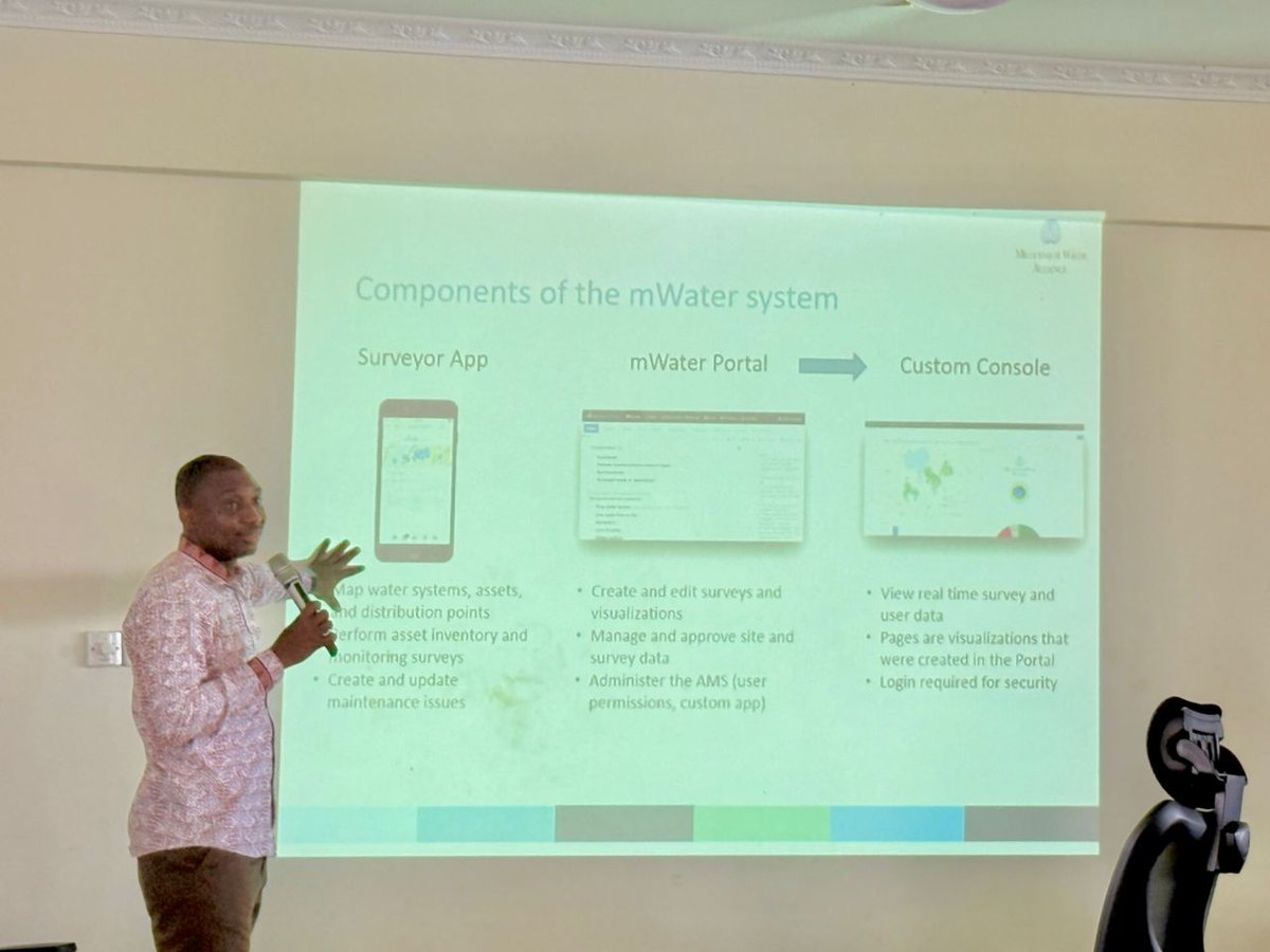 IRC_Ghana's tweet image. Ahafo RCC &amp;amp; @IRCWASH trained 63 district officers on WASH monitoring &amp;amp; mWater to drive evidence-based planning for 2025. Together, we’re building stronger systems for sustainable services.
#SDG6 #WASH #DataMatters #AhafoRegion #ServiceMonitoring #SystemsStrengthening