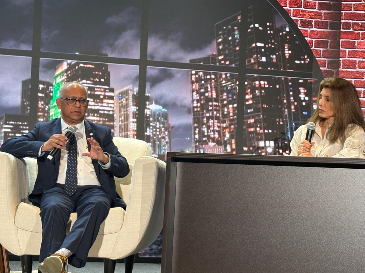 Thrilled to have participated in the inaugural fireside chat at IEFA’s #WorldStrategicForum in Miami, where I joined journalist <a href="/patriciajaniot/">Patricia Janiot</a> to discuss the Future of the Western Hemisphere.

We explored the importance of collaboration among governments, the private sector, and