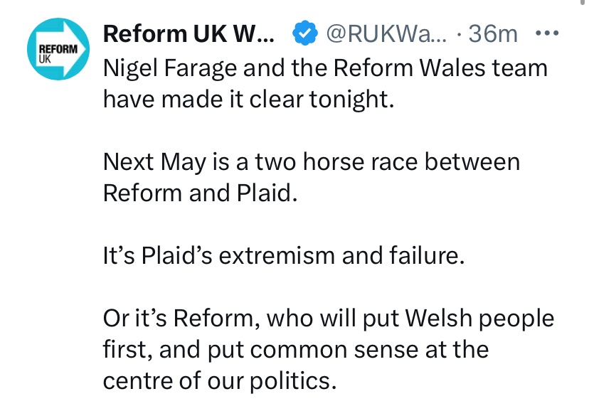Eyeswideopen69's tweet image. When you say, “the Reform Wales Team”, is that with or without those serving ten years in prison for colluding with Putin?

And the five still under investigation?

I’m asking on behalf of the Welsh nation and its people.