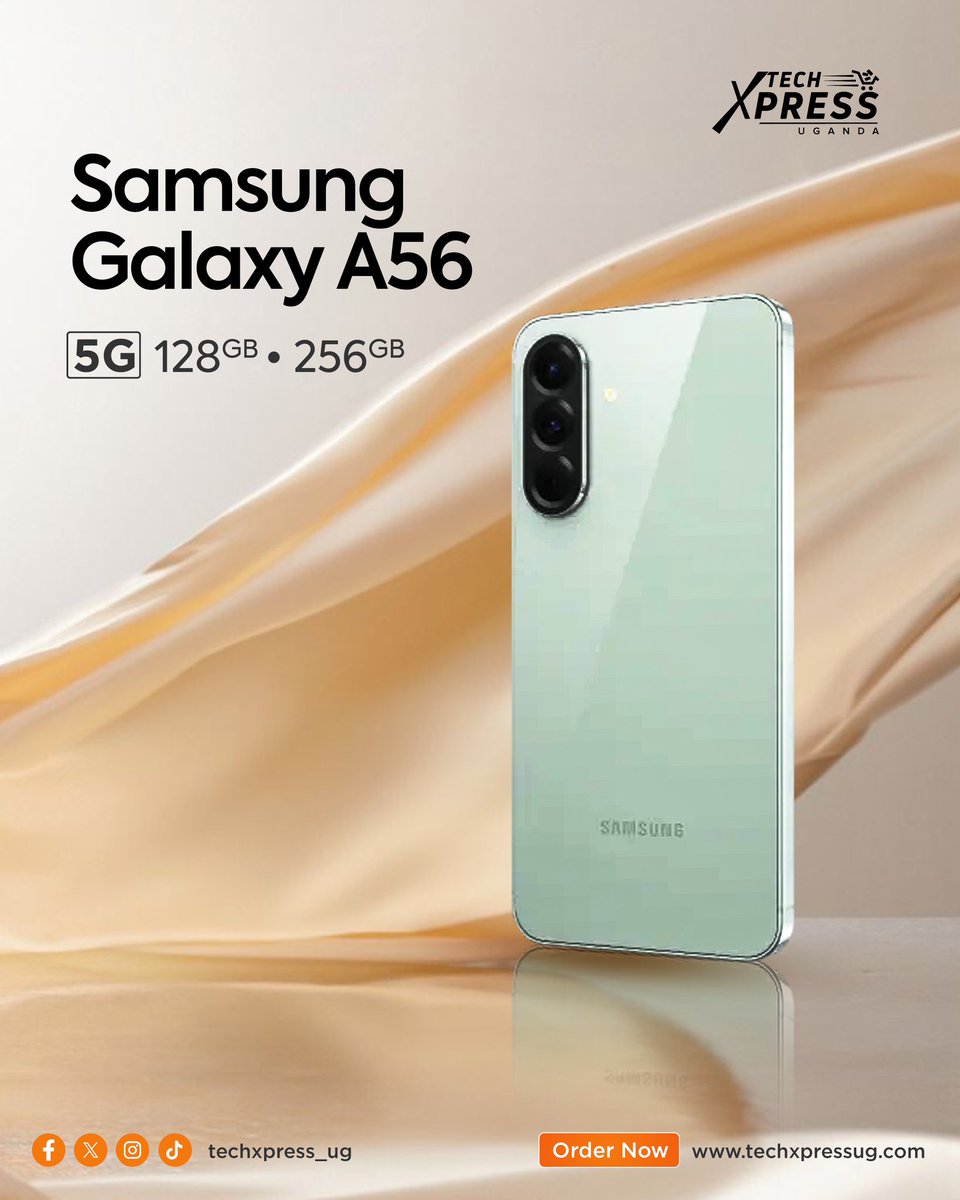 techxpress_ug's tweet image. Samsung Galaxy A56 5G 128GB &amp;amp; 256GB. Available!!

Shop Now:
Galaxy A06 64GB 🏷️ UGX 400,000
Galaxy A06 128GB 🏷️ UGX 500,000

Galaxy A16 128GB 🏷️ UGX 580,000
Galaxy A16 256GB 🏷️ UGX 700,000

Galaxy A26 5G 128GB 🏷️ UGX 850,000
Galaxy A26 5G 256GB 🏷️ UGX 950,000

Galaxy A36 5G 128GB…