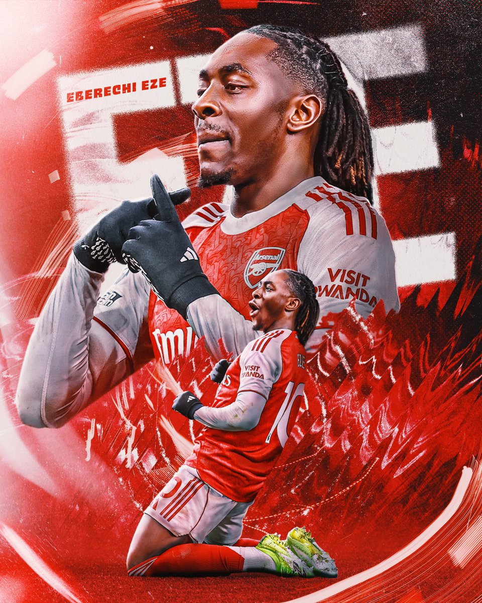 WalmsDesigns's tweet image. Eberechi Eze delivers pure NLD sorcery 🪄✨

#NLD #Eze #Arsenal