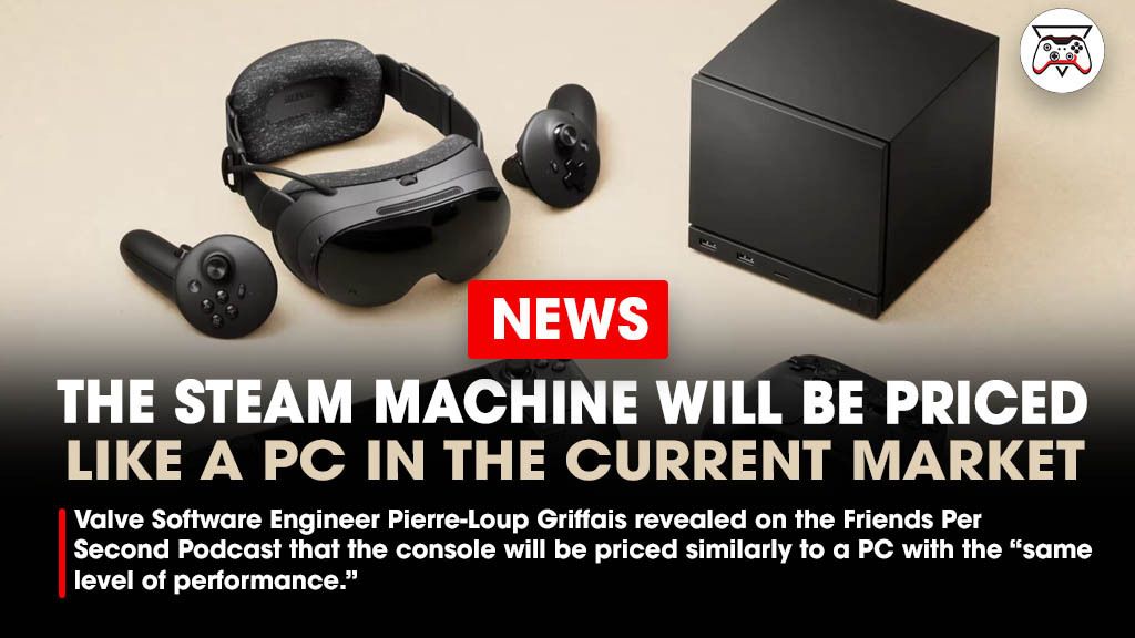 Valve Software Engineer Pierre-Loup Griffais, revealed on the Friends Per Second Podcast that the console will be priced similarly to a PC with the “same level of performance.”

Link - bit.ly/4oW3S4j
#Valve #TheSteamMachine