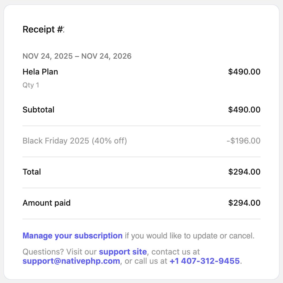 allandereal's tweet image. It&apos;s already happening. 40% off! Let&apos;s go change the world. thanks @nativephp @ShaneDRosenthal @simonhamp