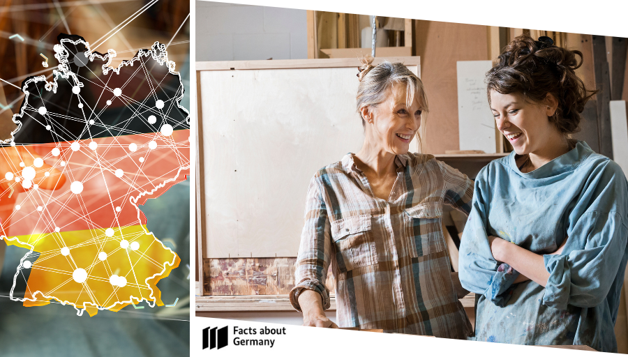 en_germany's tweet image. 🛠️ Germany’s dual #vocationaltraining training system blends classroom learning with hands-on #experience.

📚 It’s a proven path to skilled #employment and low youth unemployment.

Read more👇 
spkl.io/6018AeTGy

#FactsAboutGermany