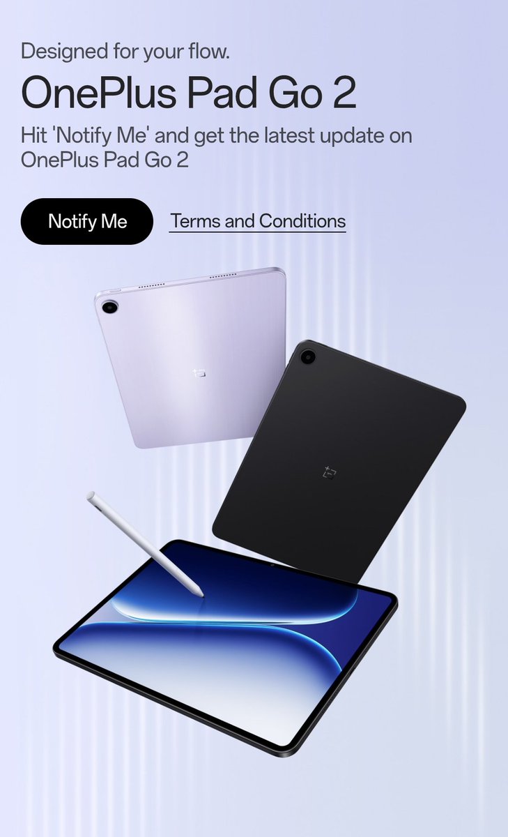 ayansonunigam's tweet image. OnePlus Pad Go 2 launching soon globally 🌏 
#OnePlus    #OnePlusPadGo2