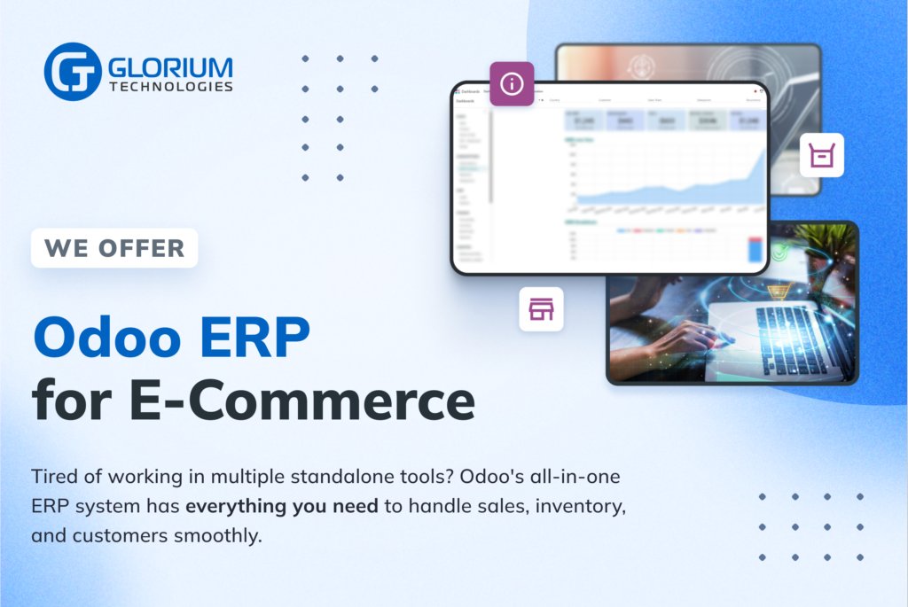 Glorium_Tech's tweet image. ✨ Odoo ERP for E‑Commerce: Optimize Your Online Business

Running an online store goes beyond listing products — it’s about managing operations efficiently, keeping inventory under control, and providing a seamless customer experience. 

Odoo ERP offers e‑commerce businesses the…