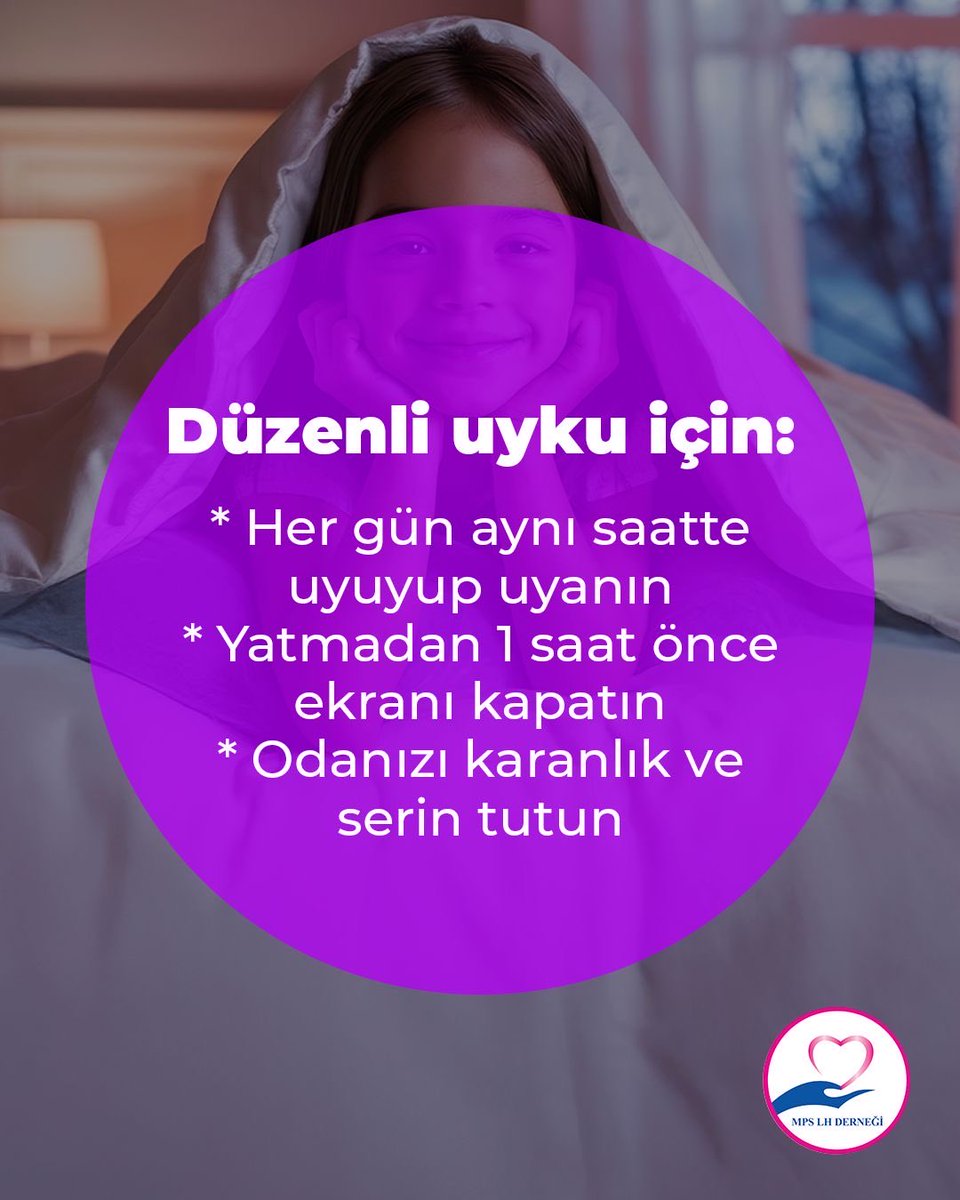 Bedenimiz ve zihnimiz, en büyük yenilenmeyi uyku sırasında yaşar.
Az uyku stresimizi artırırken, kaliteli uyku bağışıklığımızı güçlendirir ve zihnimizi tazeler.

🛌 Daha iyi bir uyku için:
• Düzenli uyku saatleri
• Ekransız bir son saat
• Karanlık ve serin bir oda