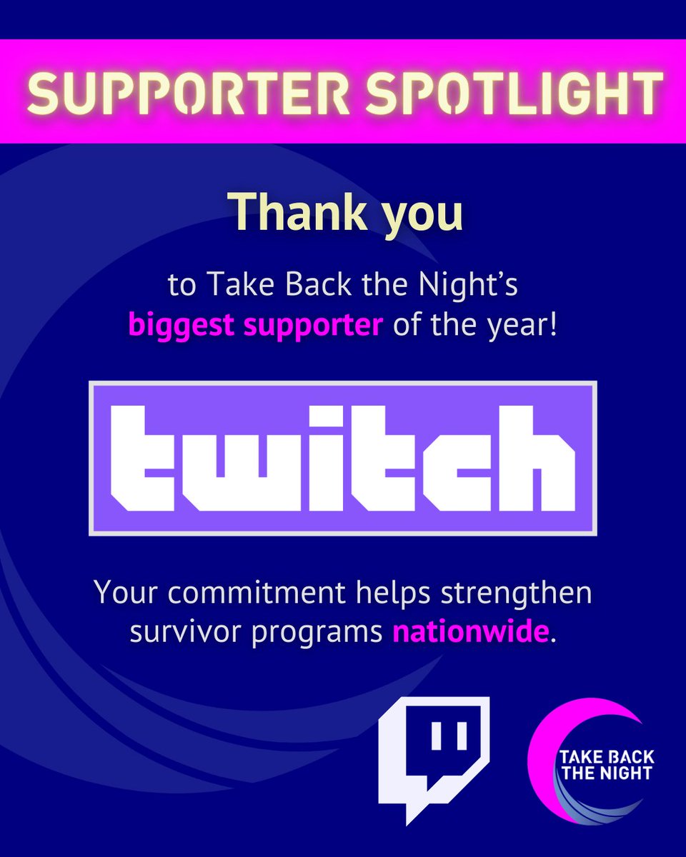 Take Back The Night® tweet media
