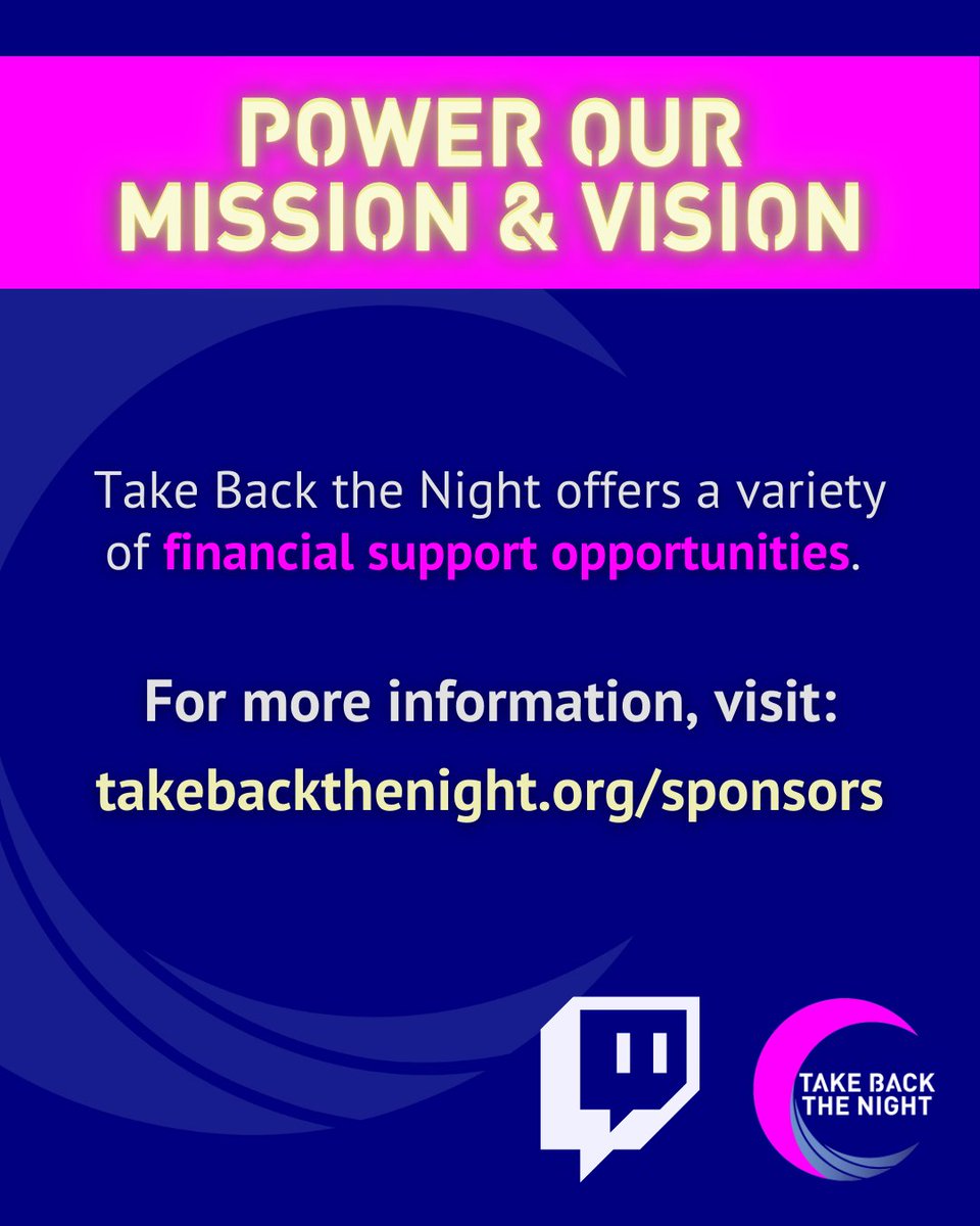 Take Back The Night® tweet media