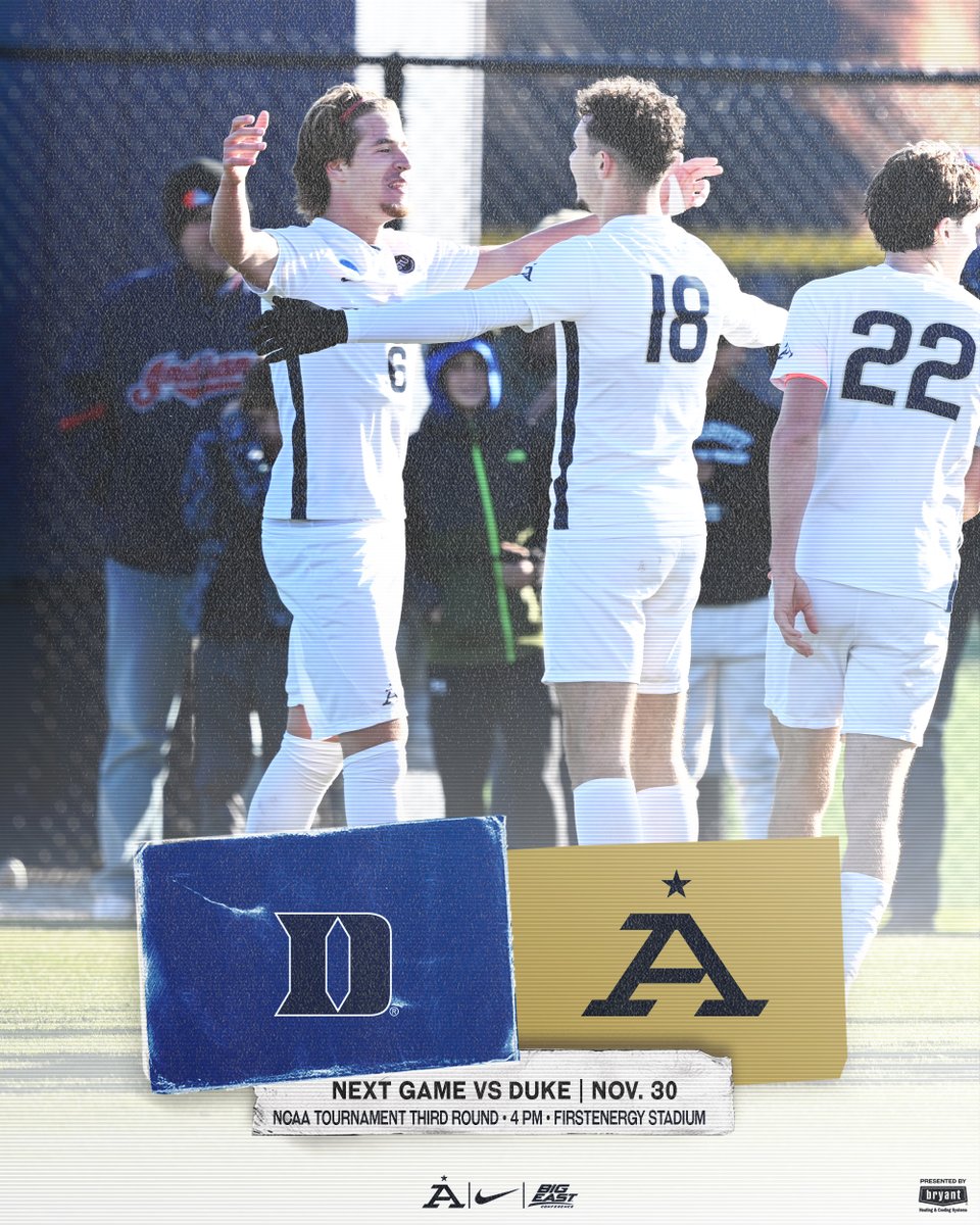 .<a href="/ZipsMSoc/">Akron Zips M Soccer</a> hosts <a href="/DukeMSOC/">Duke Men's Soccer</a> in <a href="/NCAASoccer/">NCAA Soccer</a> Tournament play on Sunday (Nov. 30) at 4 pm  

#GoZips | #MakeTheClimb | <a href="/ZipsMSoc/">Akron Zips M Soccer</a> 🦘 

🎟️ Tickets 👉 tinyurl.com/2y235o5r

Akron students admitted free w/valid Zips ID (🎟️ courtesy of <a href="/uakron/">The University of Akron</a> President <a href="/RJ_Nemer/">RJ Nemer</a> &amp; <a href="/AkronZips/">Akron Zips Athletics</a> donors)